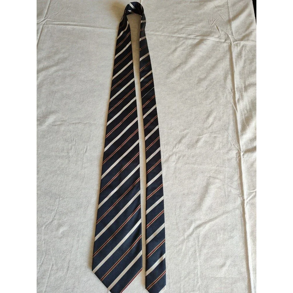 Banana Republic Tie Mens Silk Repp Tie 100% Silk Very Good Condition